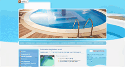 Desktop Screenshot of 123piscines.com