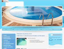 Tablet Screenshot of 123piscines.com